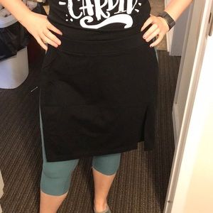 Short black skirt